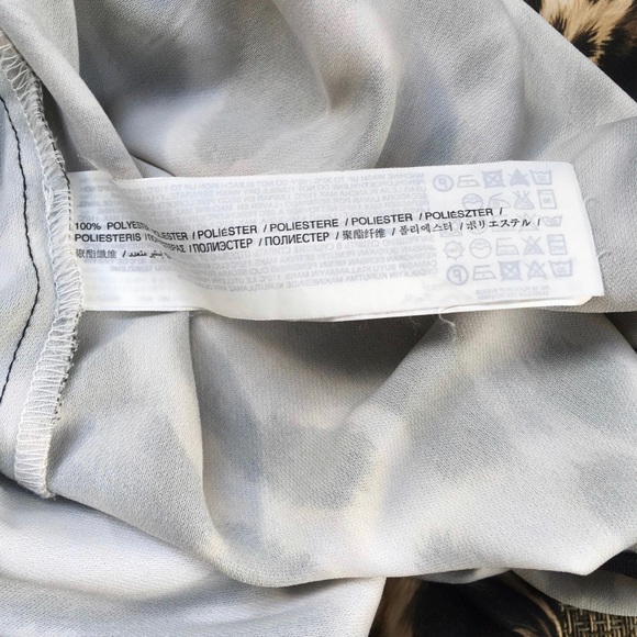 MNG Leopard Long Sleeve Sheath Dress -Size S - Picture 8 of 12